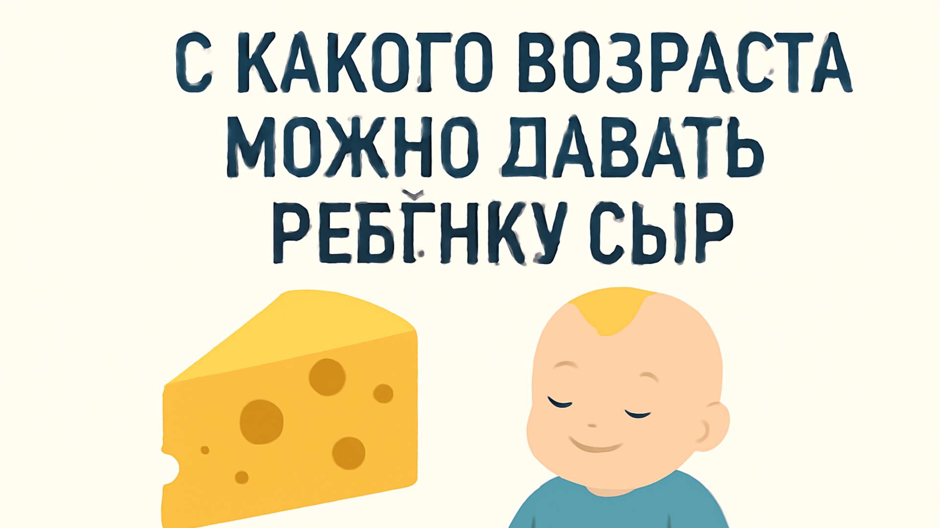 С какого возраста можно давать ребёнку сыр 🧀👶 Полезные советы для родителей смотреть онлайн