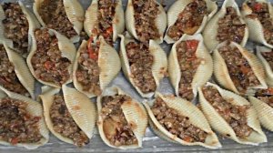 Ракушки под соусом Бешамель