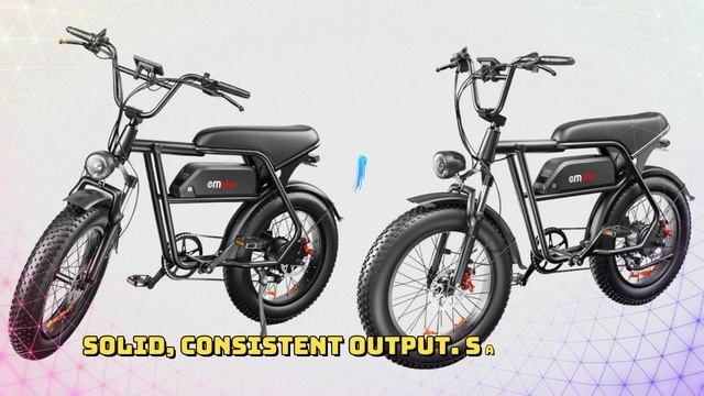 Emoko C99 Electric Bike 250W Motor 48V 20AH Lithium Battery 204.0-inch Fat Tire Electric Bike