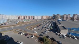18 октября 2025 Абакан перекресток Некрасова и Кирова. Таймлапс