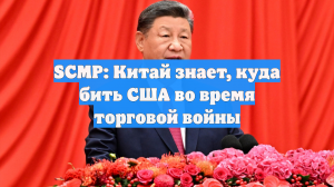 SCMP: Китай знает, куда бить США во время торговой войны