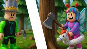 СИМУЛЯТОР ЛЕСОРУБОВ в РОБЛОКСЕ! Дочка в Cut Trees СРУБАЛА все ДЕРЕВЬЯ! КАК у НЕЕ ПОЛУЧИЛОСЬ?