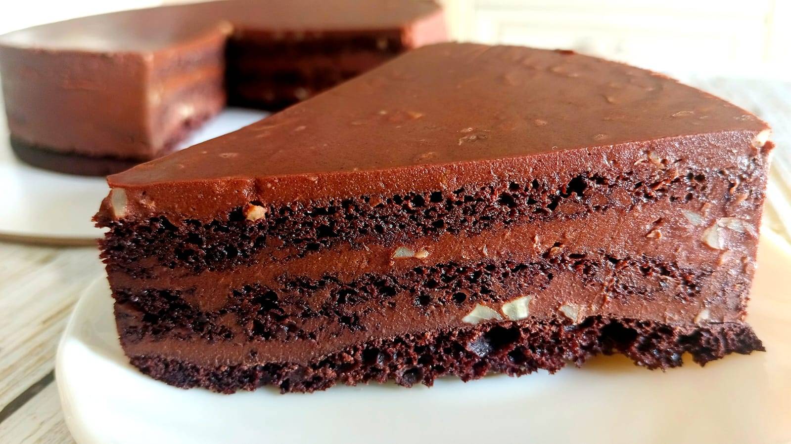 Шоколадный кето торт "Мелодия" без глютена и без сахара!