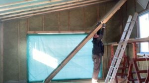 Монтаж фанеры к потолку без помощников