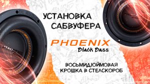 Установка сабвуфера DL Audio PHOENIX Black Bass 8 в Volkswagen Golf 6