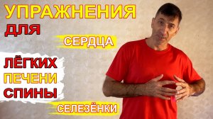 Всего 4 упражнения для тренировки и правильной работы сердца, печени, селезенки, легких и спины