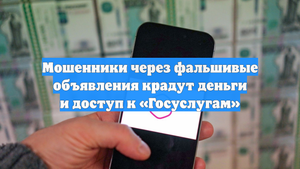 Мошенники через фальшивые объявления крадут деньги и доступ к «Госуслугам»
