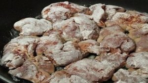 Куриная печень с луком