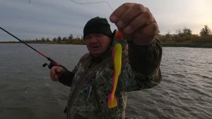 Вот она - COBRA 140 от Рыба Маслова в деле. Рыбалка поздней осенью