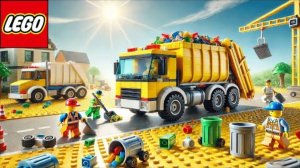 Сможет ли этот мусоровоз LEGO выжить в песчаной яме