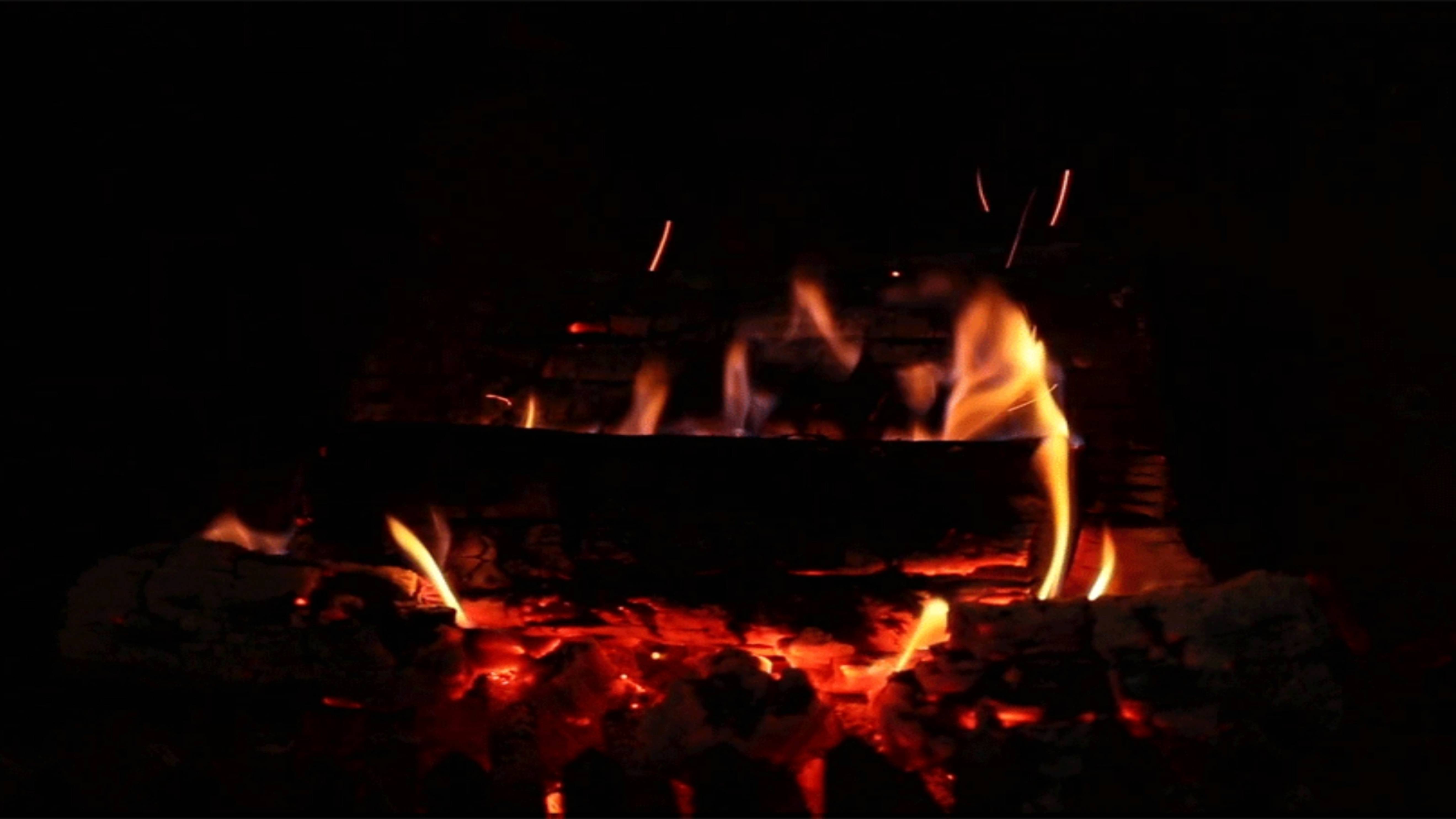 Костер. Релакс перед сном. Отдых