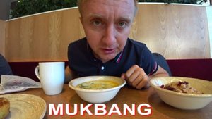 Мукбанг. Вернулся в Питер. Больно дышать. У меня что-то с легкими.