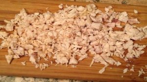 Салат из курицы и грибов