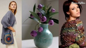 Вяжем ВДОХНОВЛЯЯСЬ ПРИРОДОЙ | Обзор свитеров в цветах осеннего леса, утреннего неба и пряжи