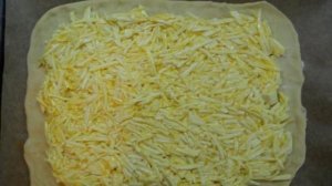 Пирог с плавленым сыром