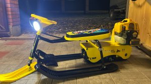 Гусеничный модуль с электростартером и фарой