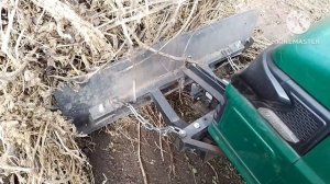 минитрактор файтер т22. Уборка ботвы и начало культивации. Отвалилось колесо 🤦♂️