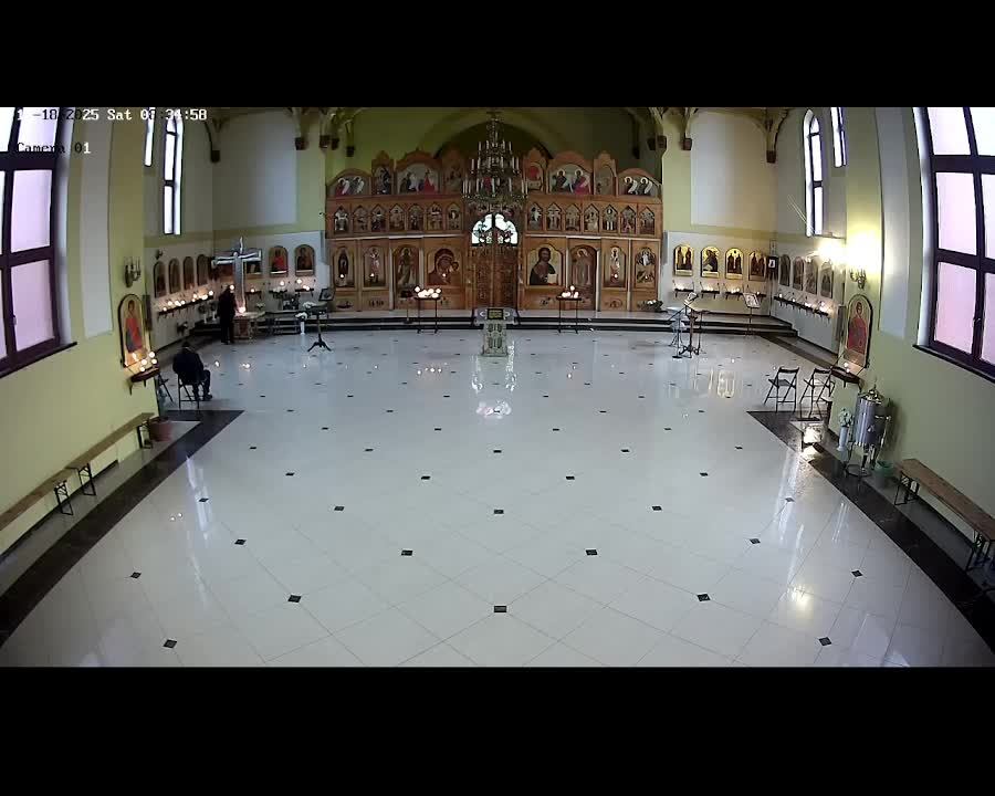 Божественная литургия, панихида. 18.10.2025 в 9-00. смотреть онлайн