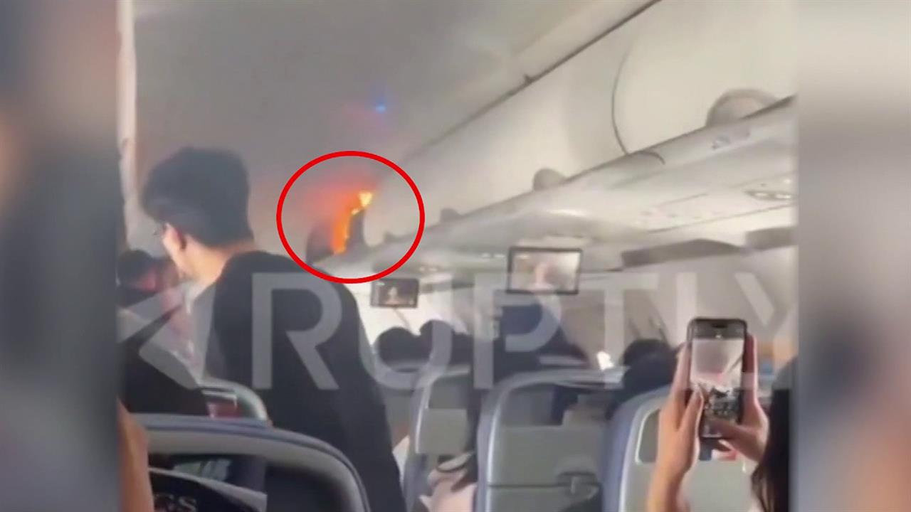 Пожар на борту самолета произошел на внутреннем рейсе в Китае