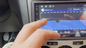 Android  магнитола Урал АМС ШТОРМ 71 в Opel Corsa