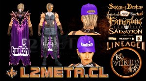 Twitch Cap and Cloak Set for the www.L2Meta.Cl server. Lineage II-High Five ◄√i®uS►