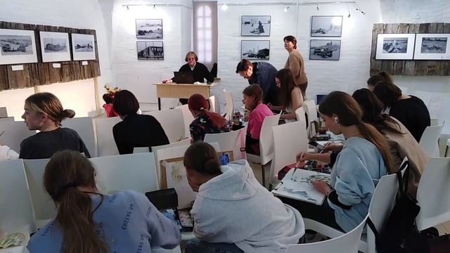 #РусскаяАтоантида в Старице: мастер-класс для учеников художественной школы
