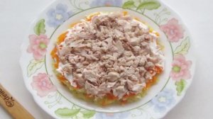 Салат Сугробы с курицей