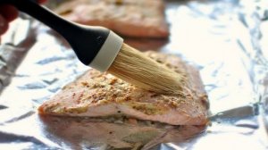 Салат из красной рыбы (семги)