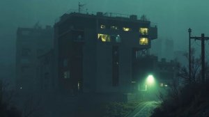 Eternal Desolation ~ Cyberpunk Dark Ambient City ~ Dystopian Rain Ambience