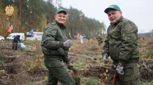 Делегация УВД приняла участие в республиканской акции «Дай лесу новае жыццё!»