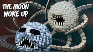Луна просыпается живой. Ужасающее инопланетное космическое существо Патриция из Lego разрушает всю В