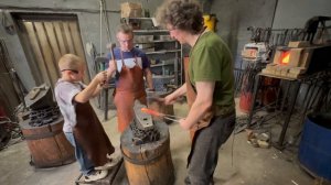 Как мы с сыном подкову ковали .