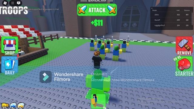 как играть в одну из игр в роблокс - армии