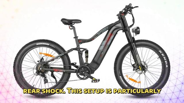 SAMEBIKE RS-A08 Electric Bicycle 1000W Brushless Motor 48V 17AH Battery 264.0 Inch Fat Tire E-Bike