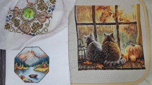 ВЫШИВАЛЬНЫЕ ЗАРИСОВКИ 16- 2025 /ФИНИШИ/ Процессы вышивки / вышивка крестиком