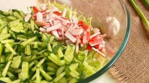Салат Свежесть с капустой