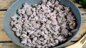 Пирог с мясом (легче не бывает!)