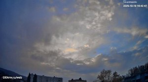 Таймлапс осеннего заката в Пятигорске