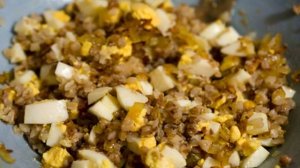 Рыба начиненная кашей