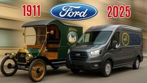 Ford Фургон 1911-2025 История трансформации автомобиля #Technoyarus