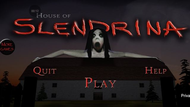 House of Slendrina меню