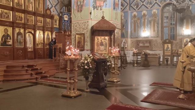 ВСЕНОЩНОЕ БДЕНИЕ В КАНУН НЕДЕЛИ 19-Й ПО ПЯТИДЕСЯТНИЦЕ: «БОГОРОДИЦЕ ДЕВО РАДУЙСЯ» В ИСПОЛНЕНИИ ХОРА смотреть онлайн