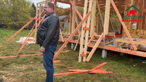 Экскурсия на строящиеся дом компании БЕЛХАУС