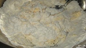 Пирог с творогом и грушей