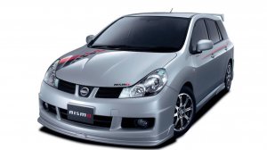 Nissan Wingroad Y-12, после лёгкого дтп тяжкие последствия.