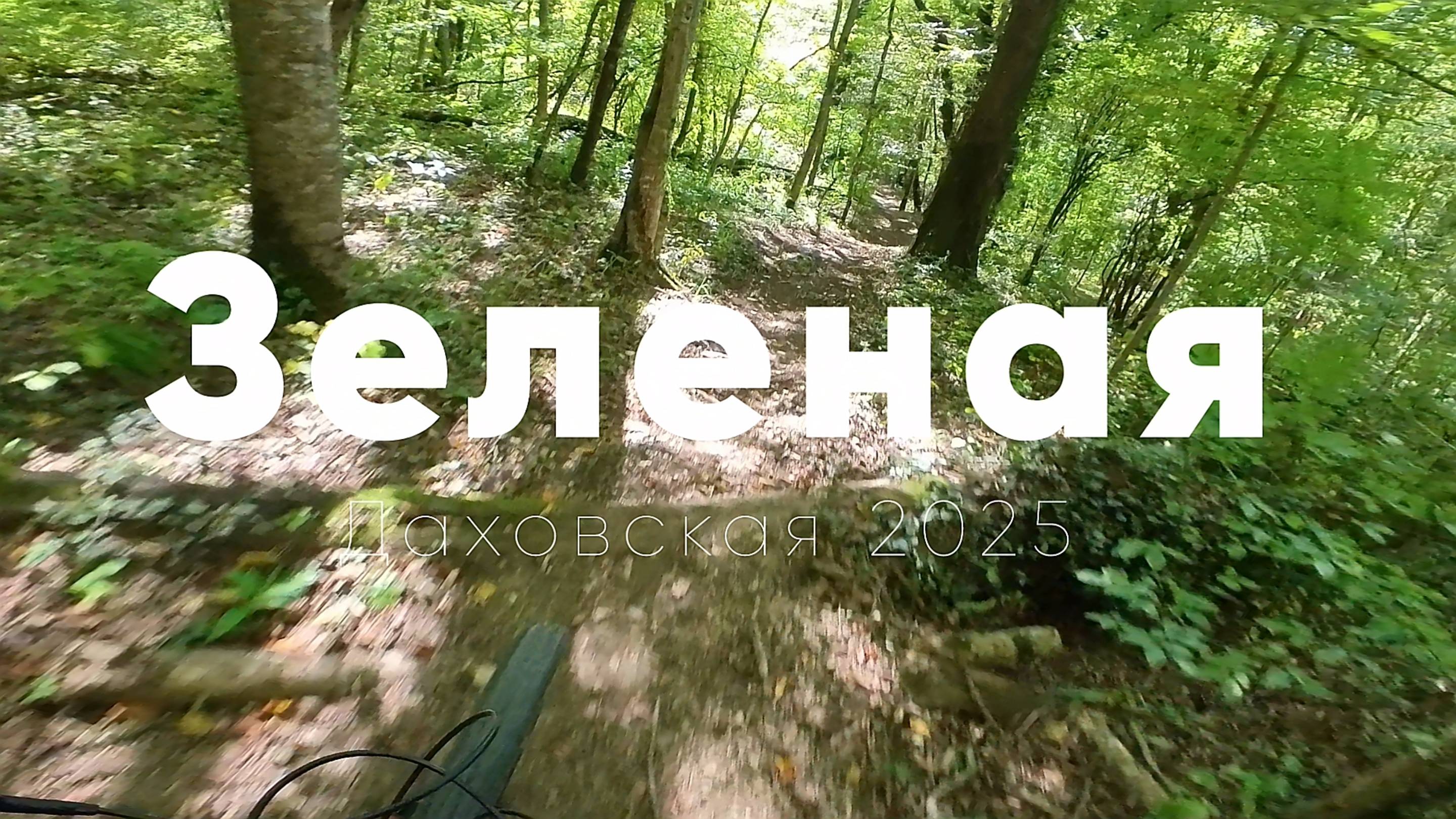 Зеленая в Байкпарке Даховский, Адыгея, сентябрь 2025г..