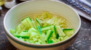 Салат с брынзой и капустой