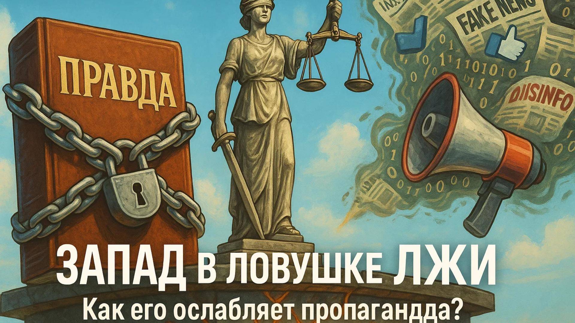 🤔 Почему Запад слабеет? Не враги, а собственная пропаганда убивает его силу