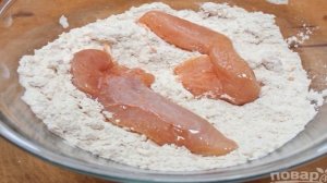 Куриное филе, маринованное в кефире