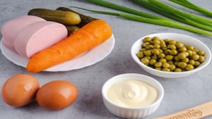 Оливье без картошки